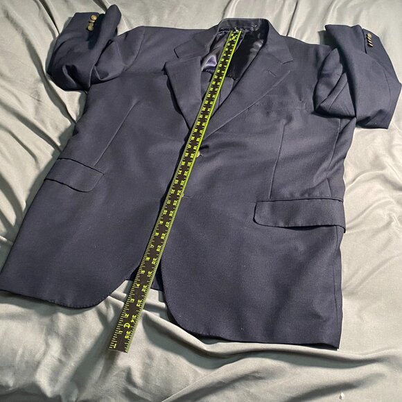 Vintage Oxxford Men's Blazer Jacket 38R 100% Wool Double Button Workwear Formal - Picture 8 of 16